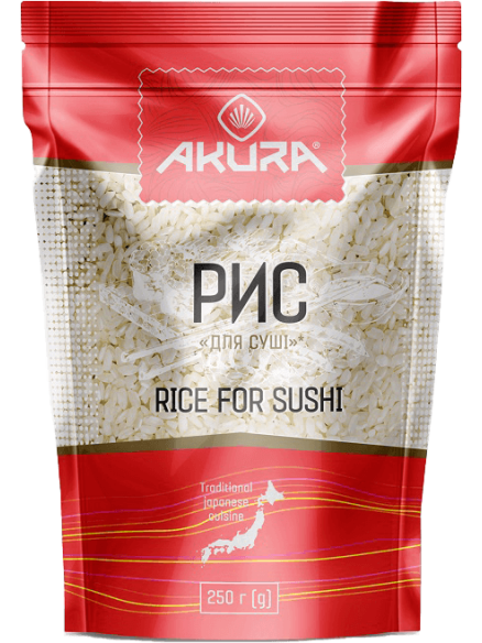 Akura Рис для приготування суші 250 г