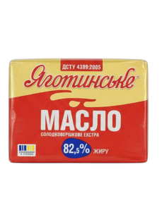 Яготинське Масло 82,5% 180г