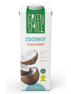 Green Smile Напій кокосовий 3%,  1 л