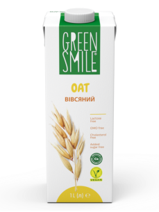 Green Smile Напій Вівсяний 2,5% 1л