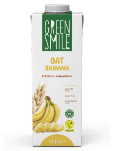Green Smile Напій Вівсяно-банановий 1л