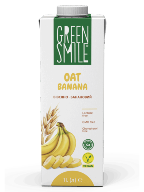 Green Smile Напій Вівсяно-банановий 1л