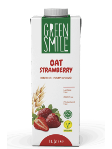 Green Smile Напій Вівсяно-полуничний 1л