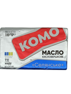КОМО Масло кисловершкове Селянське 73% 180г