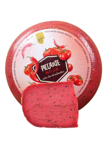 Сир твердий круг Червоний Кастелло песто