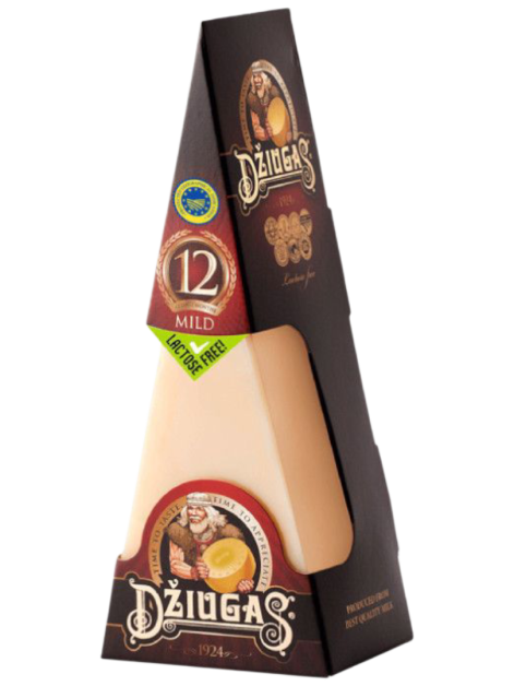 DziugaS Сир твердий12 мiсяцiв mild, 180 г