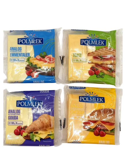 Polmlek Сир тостерний в асорт. 130г