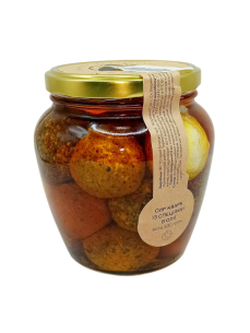 Сирні кульки в олії і спеціях 814г