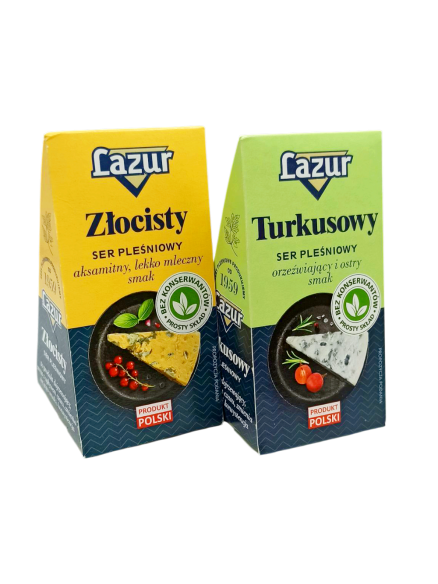 Lazur Сир з пліснявою в асортименті, 100 г