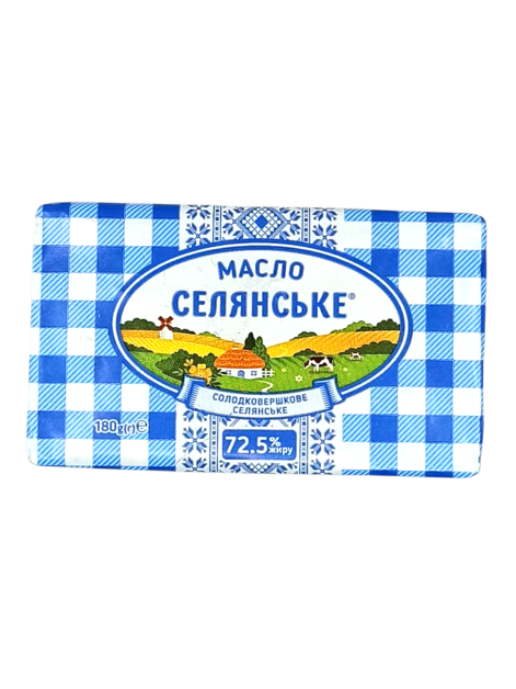 Селянське Масло 72,5% 180г
