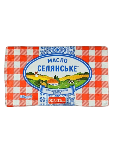 Селянське Масло 82% 200г