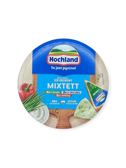 Hochland Плавлені сирки з формі трикутників в асортименті, 180 г