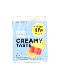 Cheese Life Сир плавлвлений асортименті 55%, 70 г