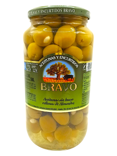 Bravo Оливка фарш. мигдалем с/б 1л