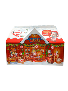 Kinder Адвент-календар Будиночок/Поїзд 24віконця