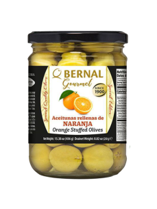 Bernal Оливки фарш. апельсином/лимоном с/б 436г