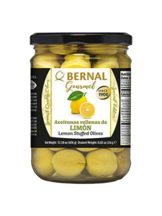 Bernal Оливки фарш. апельсином/лимоном с/б 436г 2