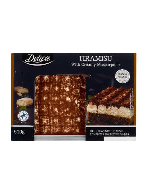 Deluxe Десерт тірамісу/профітролі, 500 г