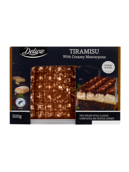 Deluxe Десерт тірамісу/профітролі, 500 г