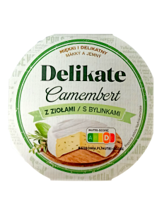 Delikate Сир Камамбер в асортименті, 120 г 2