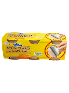 Тунець Хакендадо в сон.олії/натур 6*80гр 2