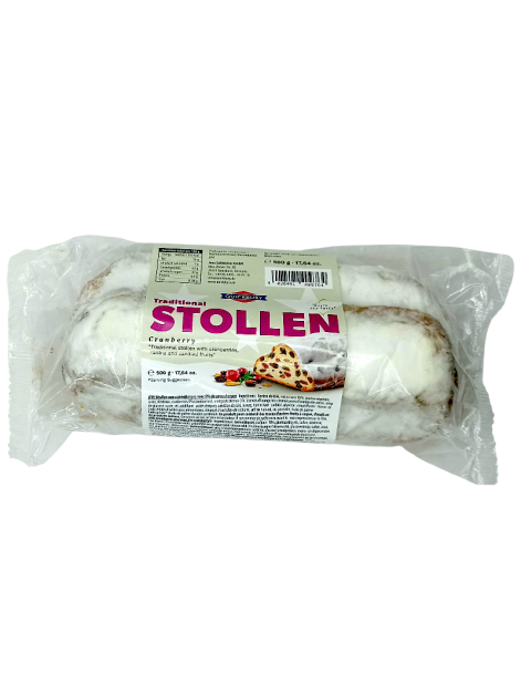 Quickbury Штолен з марципаном та журавлиною 500 г