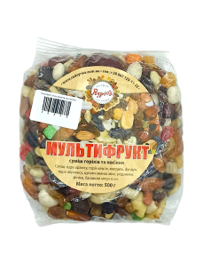 Мультифрукт суміш горіхів та насіння 500г