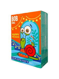 Bob Snail Різдвяний бокс з іграшкою та стікером 140г