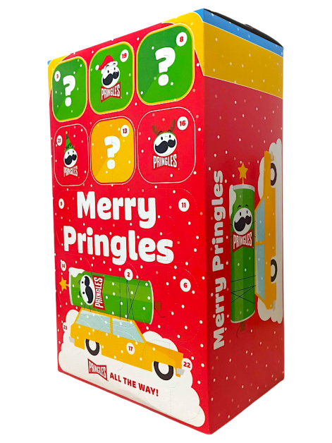 Pringles Адвент-календар 12 баночок чіпсів