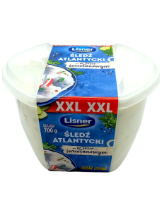 Lisner Оселедець у вершковому соусі XXL, 700 г