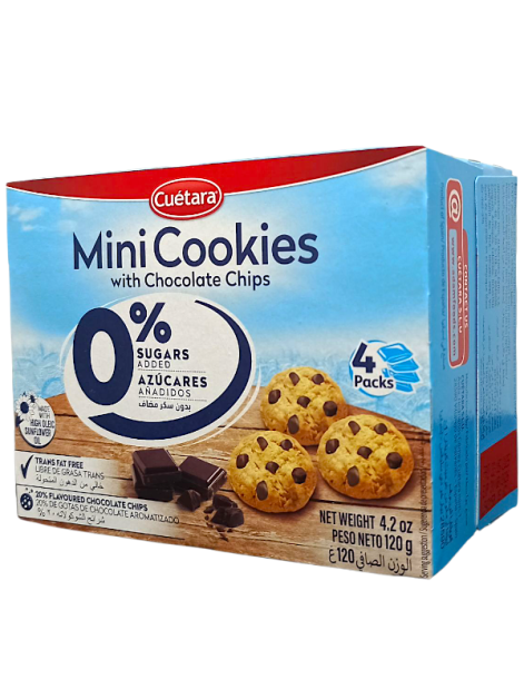 Cuetara Печиво Mini Cookies 0% цукру 120г