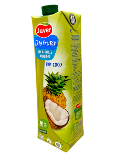 Juver Сік без доданого цукру Ананас-Кокос, 1 л