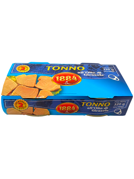 1884 TONNO Тунець олії 2x160 г