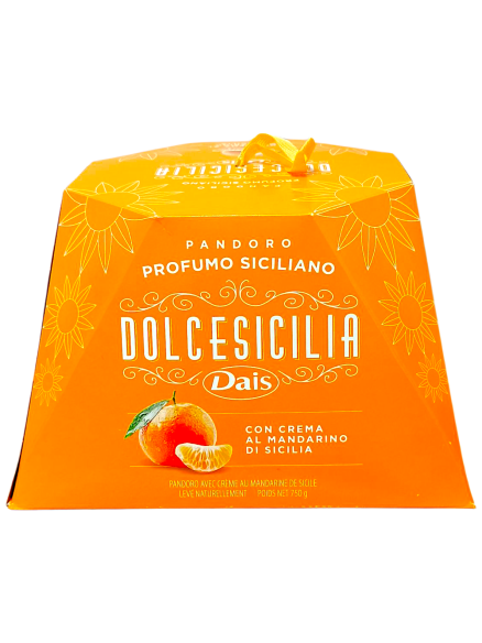 DOLCESICILIA Панетон з сицилійським мандариновим кремом, 750 г