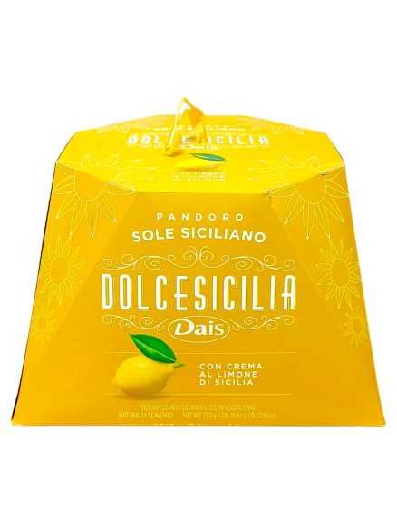 DOLCESICILIA Панетон з сицилійським лимонним кремом, 750 г