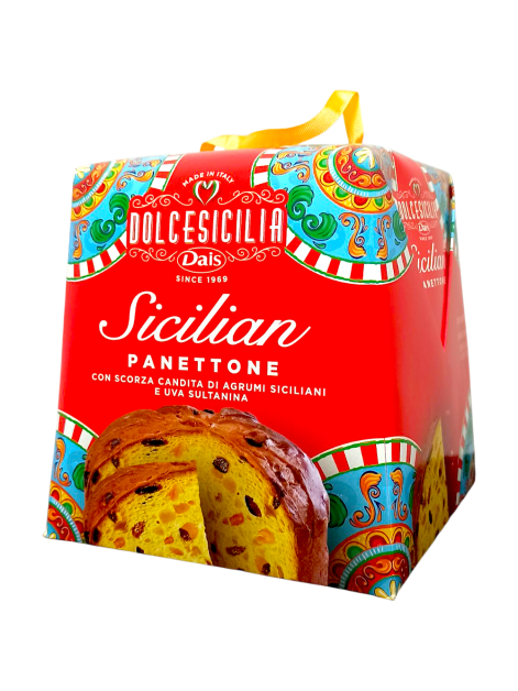 DOLCESICILIA Панетон з родзинками та цукатами,...