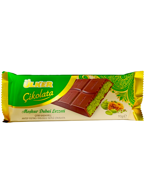 Ulker Дубайський шоколад з фісташкою 93г