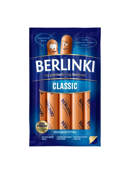 Berlinki Сосиски в асортименті, 250 г