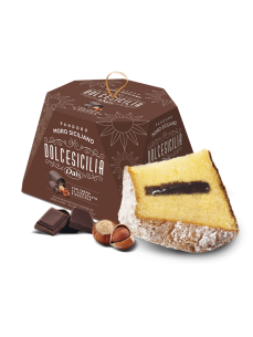 DOLCESICILIA Панетон з шоколадно-горіховим кремом, 750 г