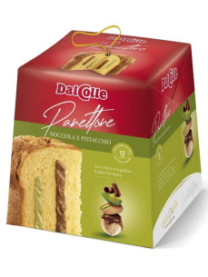 Dal Colle Панеттоне з фундучним та фісташковим кремом, 750 г