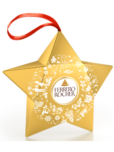 FERRERO ROCHER Подарунок у вигляді зірочки, 37,5-40 г