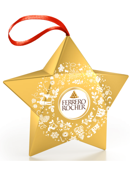 FERRERO ROCHER Подарунок у вигляді зірочки, 37,5-40 г