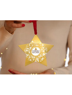 FERRERO ROCHER Подарунок у вигляді зірочки, 37,5-40 г 2