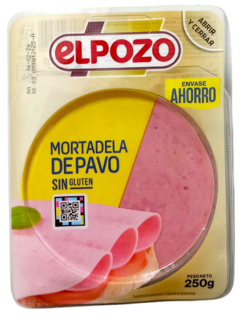 Elpozo Мортадела з індички, нарізка 250 г