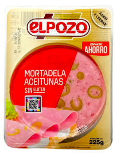Elpozo Мортадела з оливками, нарізка 225 г