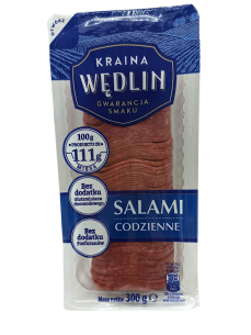 Kraina Wedlin Salami Ковбаса в асортименті, нарізка 300 г