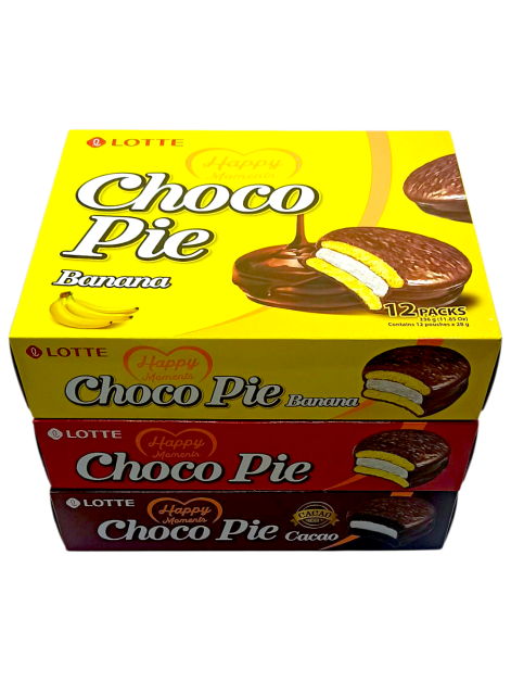 Lotte Choco Pie Печиво в асортименті, 336 г
