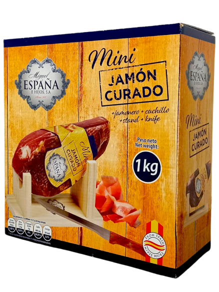 Espana Хамон Курадо міні 8 місяців, в подарункові коробці 1кг