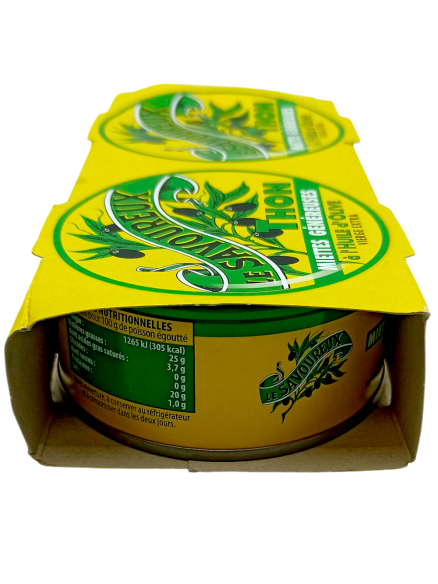 Le Savoureux Тунець подріблений в оливковій олії першого віджиму, 2x160 г