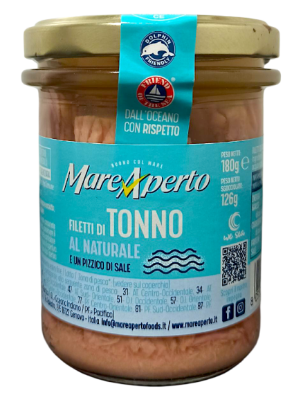 MareAperto Тунець у власному соцi, 180 г